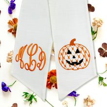 Load image into Gallery viewer, Jack O’Lantern Wreath Sash