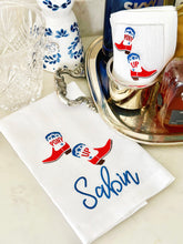 Load image into Gallery viewer, Pony Up Linen Guest Towel