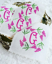 Load image into Gallery viewer, Hyacinth Hand Edged Cocktail Napkin set