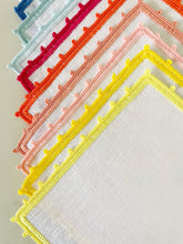 Load image into Gallery viewer, Hyacinth Hand Edged Cocktail Napkin set