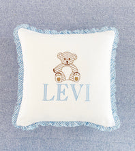 Load image into Gallery viewer, Bear Baby Linen Pillow Cover