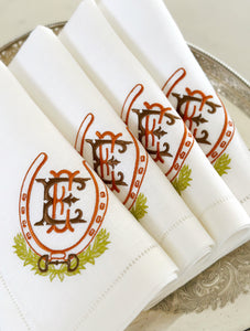 Linen Dinner Napkin Set No. 43