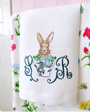 Load image into Gallery viewer, Bunny Linen Hand Towel