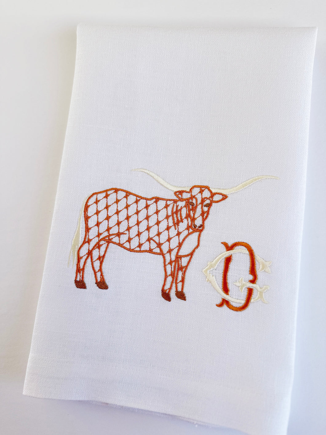 Longhorn Linen Guest Towel