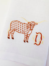 Load image into Gallery viewer, Longhorn Linen Guest Towel