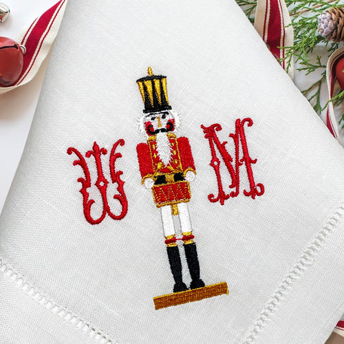 Nutcracker Linen Dinner Napkin Set