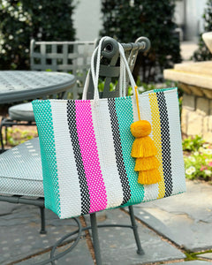 Large handwoven tote