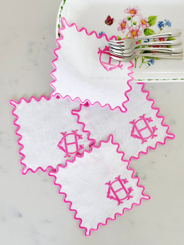 Scallop Cocktail Napkins