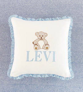 Bear Baby Linen Pillow